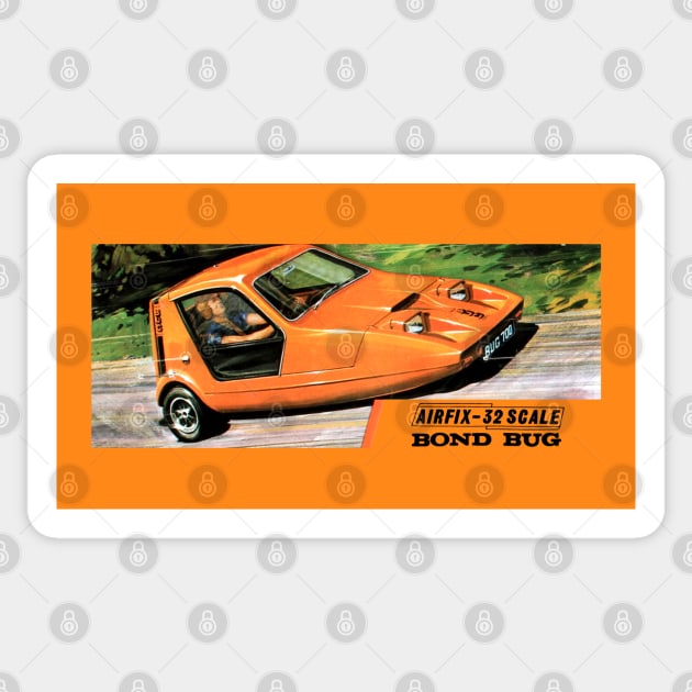 BOND BUG - toy box art Sticker by Throwback Motors